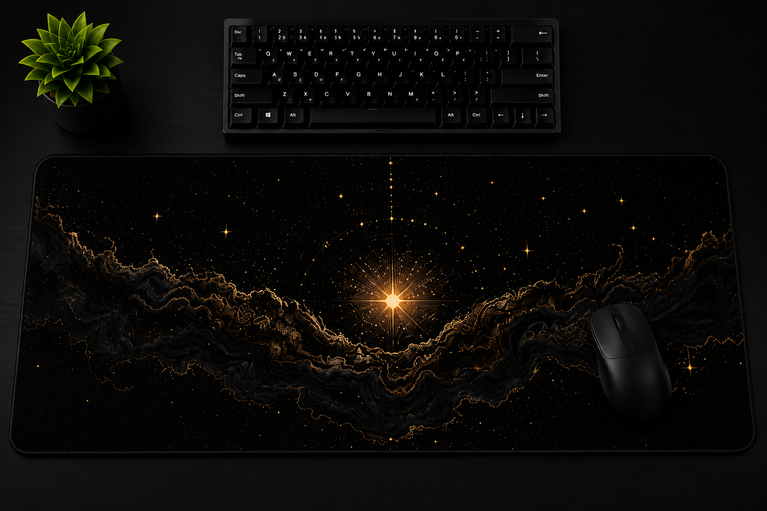 Celestial Singularity – Premium Gaming & Office Desk Pad