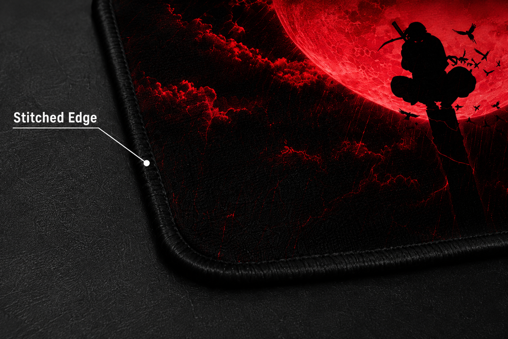 Crimson Moon Shadow Gaming desk Pad