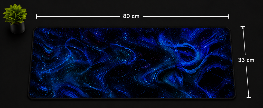Nebula Flux – Abstract Galaxy Desk Pad
