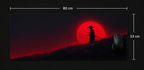 Crimson Ronin Extended Desk Pad