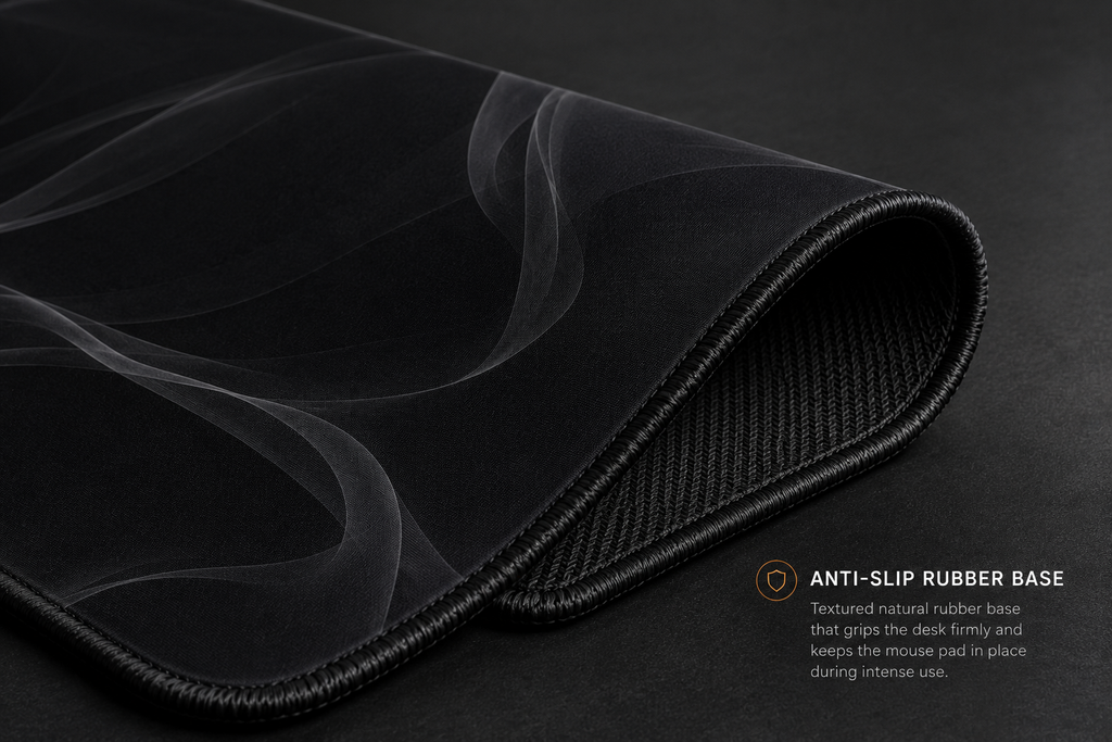 Black Air Flow – Premium Desk Mouse Pad