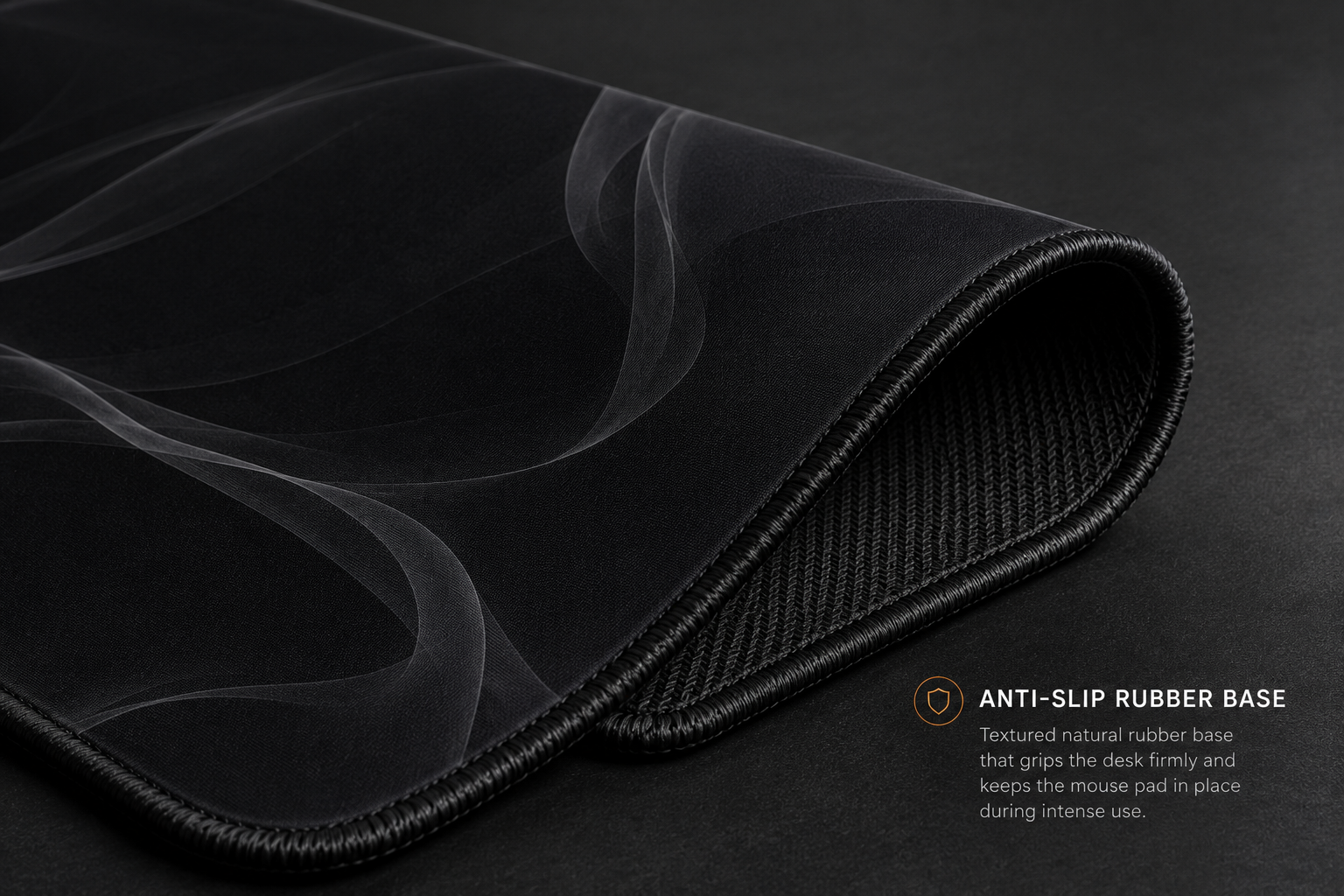 Black Air Flow – Premium Desk Mouse Pad