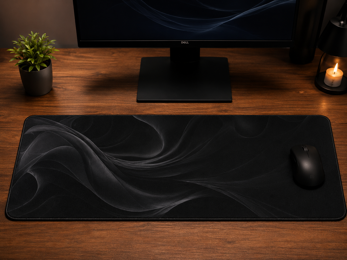 Black Air Flow – Premium Desk Mouse Pad