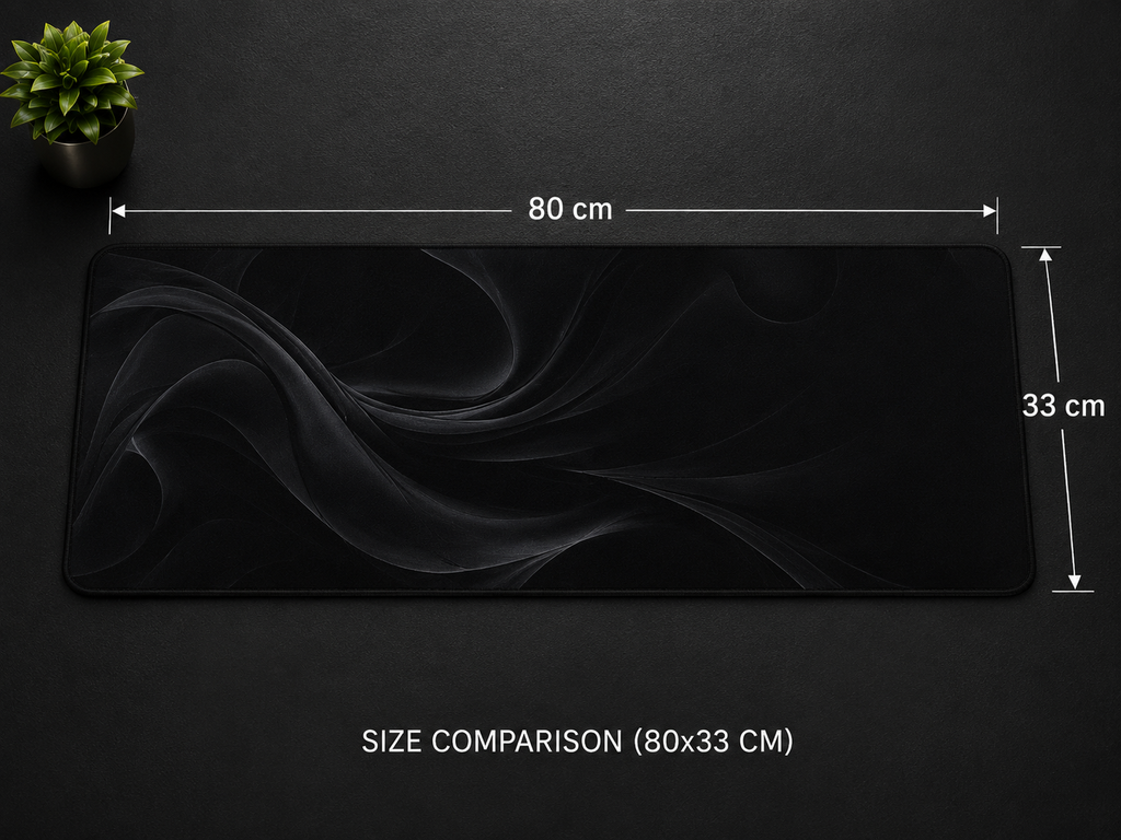 Black Air Flow – Premium Desk Mouse Pad