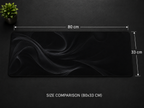 Black Air Flow – Premium Desk Mouse Pad