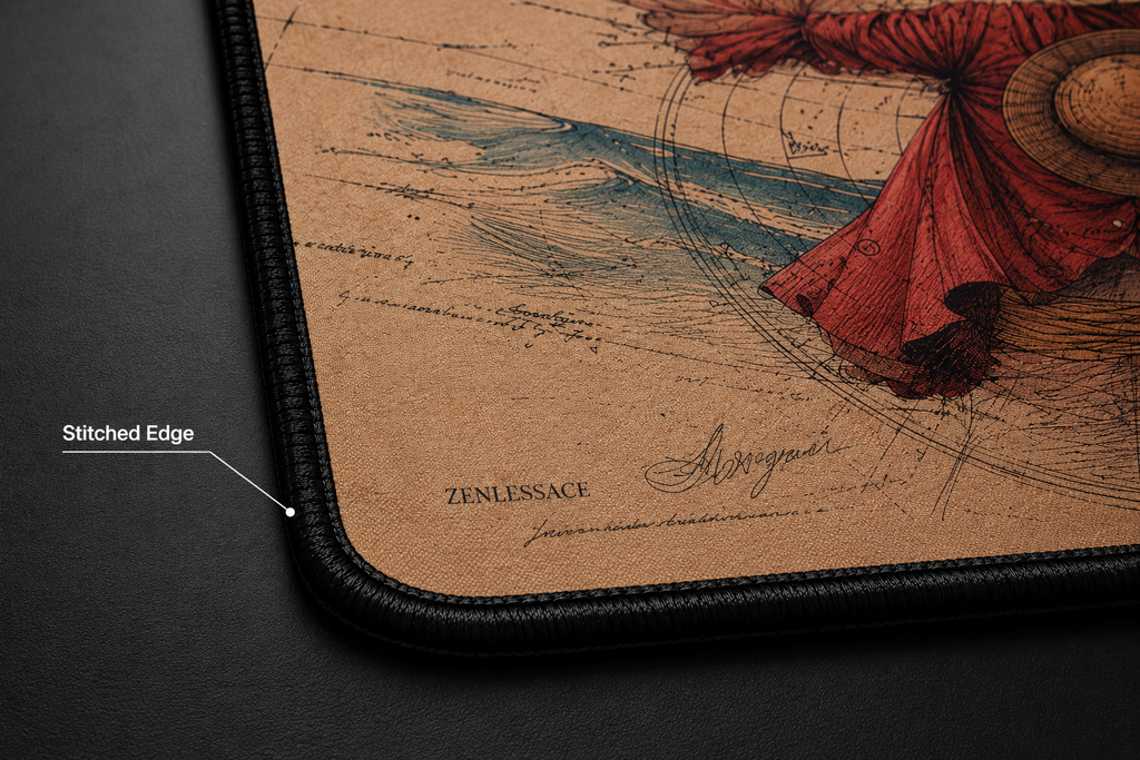 Monkey D. Luffy Minimalist XXL Desk Mat – One Piece Mouse Pad