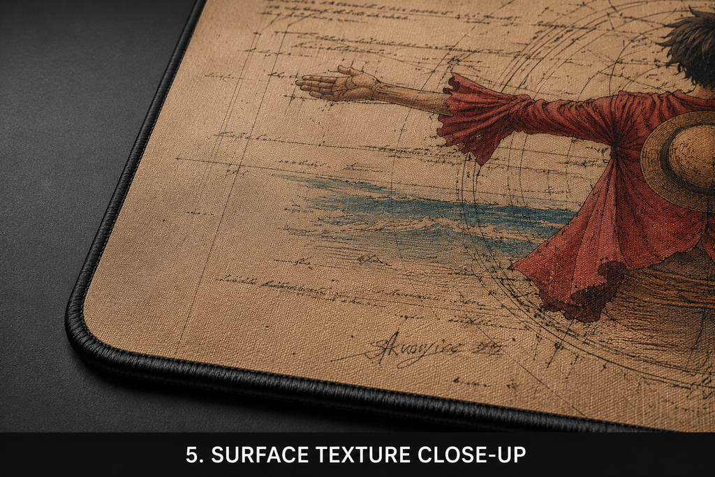 Monkey D. Luffy Minimalist XXL Desk Mat – One Piece Mouse Pad