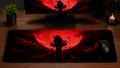 Crimson Moon Shadow Gaming desk Pad