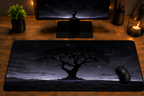 Eclipse Root – Mystical Night Tree Extended Desk Pad
